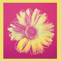 Kunstdruk Andy Warhol - Daisy 1982 90x90cm