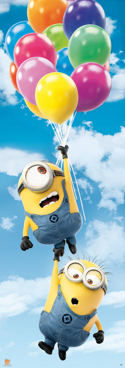 Abystyle Minions Door Poster Balloons Poster 53X158cm | Posters.nl
