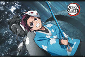ABYstyle Demon Slayer Tanjiro & Urukodaki Poster 91,5x61cm | Posters.nl