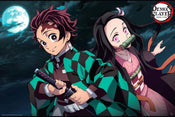 ABYstyle Demon Slayer Tanjiro & Nezuko Poster 91,5x61cm | Posters.nl