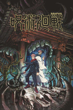 ABYstyle Jujutsu Kaisen Itadori & Sukuna Poster 61x91,5cm | Posters.nl
