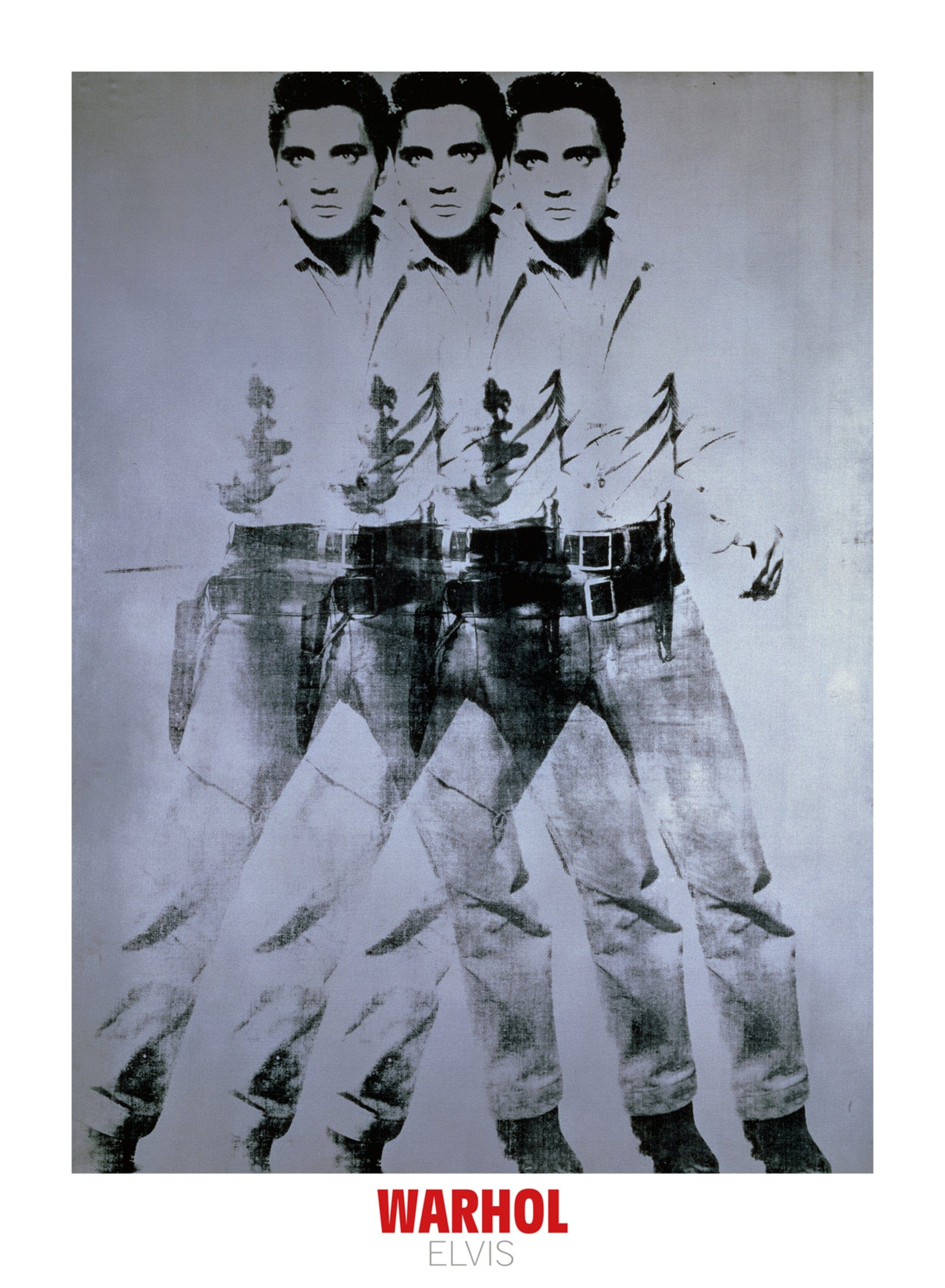 Andy Warhol  Elvis 1963 Triple Kunstdruk 66x90cm | Posters.nl