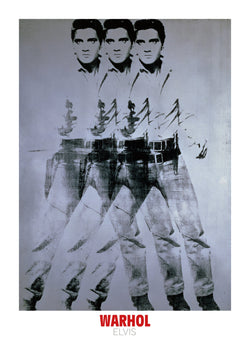 Andy Warhol  Elvis 1963 Triple Kunstdruk 66x90cm | Posters.nl