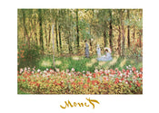Claude Monet  La famille d'artiste Kunstdruk 70x50cm | Posters.nl