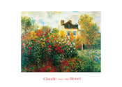 Claude Monet  The Artist's Garden Kunstdruk 70x50cm | Posters.nl