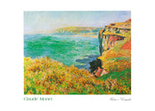 Claude Monet  Falaise Ã  Varengeville Kunstdruk 70x50cm | Posters.nl