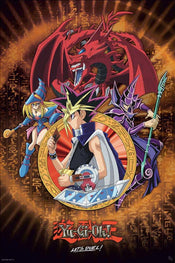 ABYstyle Yu-Gi-Oh! Yugi Slifer And Magician Poster 61x91,5cm | Posters.nl