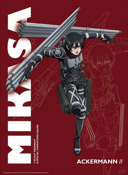 GBeye Attack On Titan Season 4 Mikasa Poster 38x52cm | Posters.nl