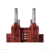 Kunstdruk Barry Goodman Battersea Power Station 40x40cm Pyramid PPR45517 | Posters.nl