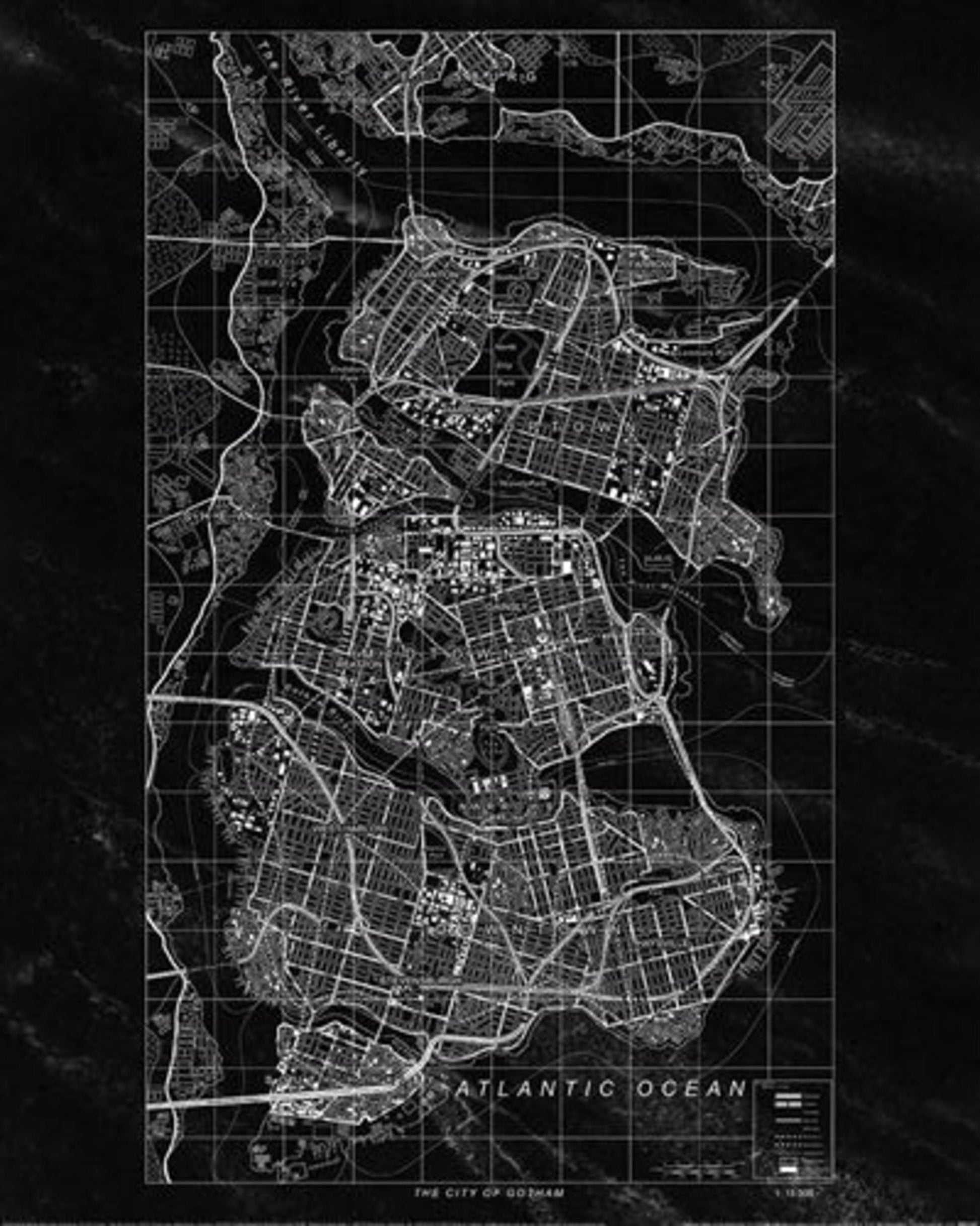 Kunstdruk Batman Gotham City 40x50cm Pyramid PPR53247 | Posters.nl