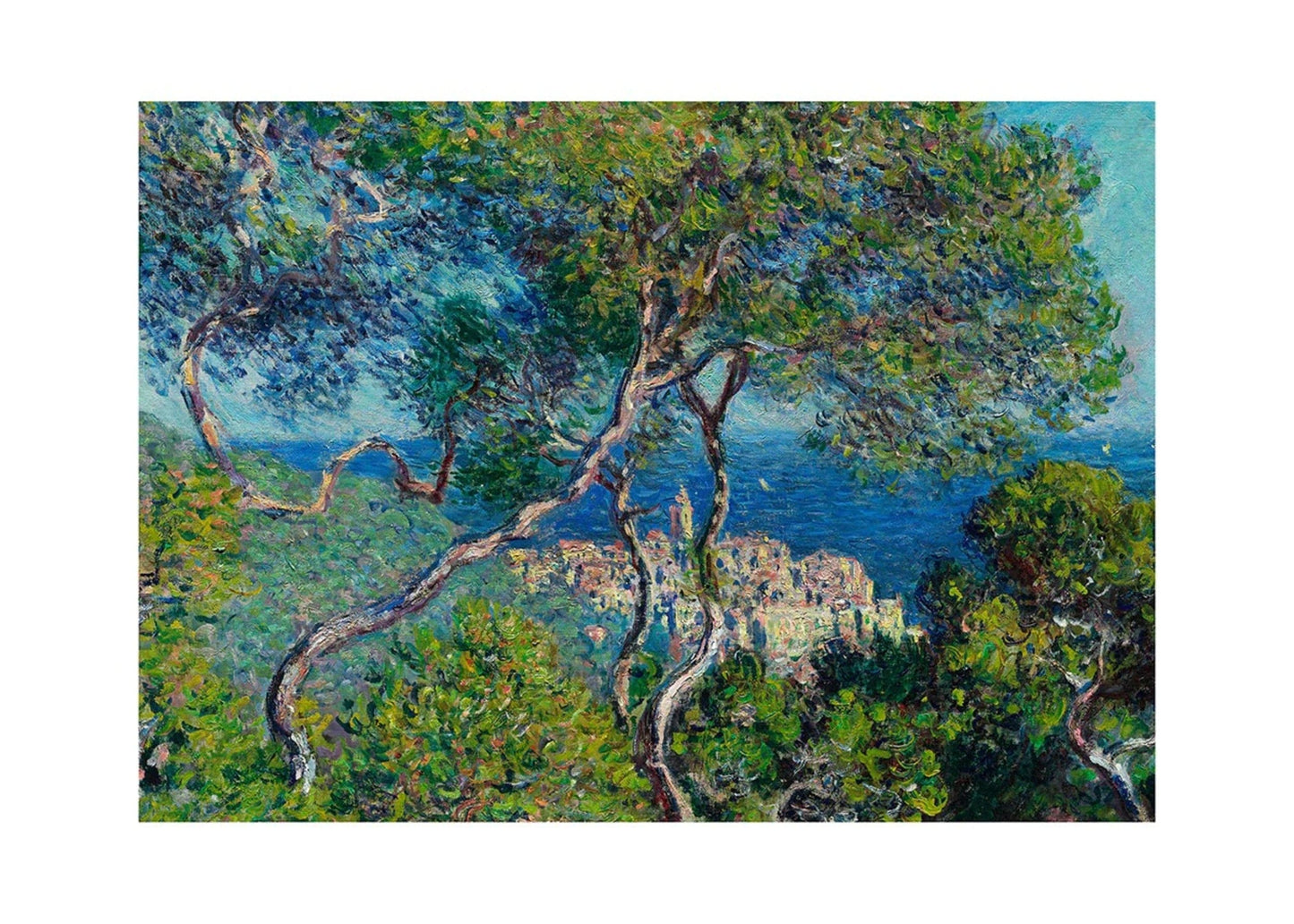 Kunstdruk Claude Monet Paesaggio a Bordighera 70x50cm CM 260 PGM | Posters.nl