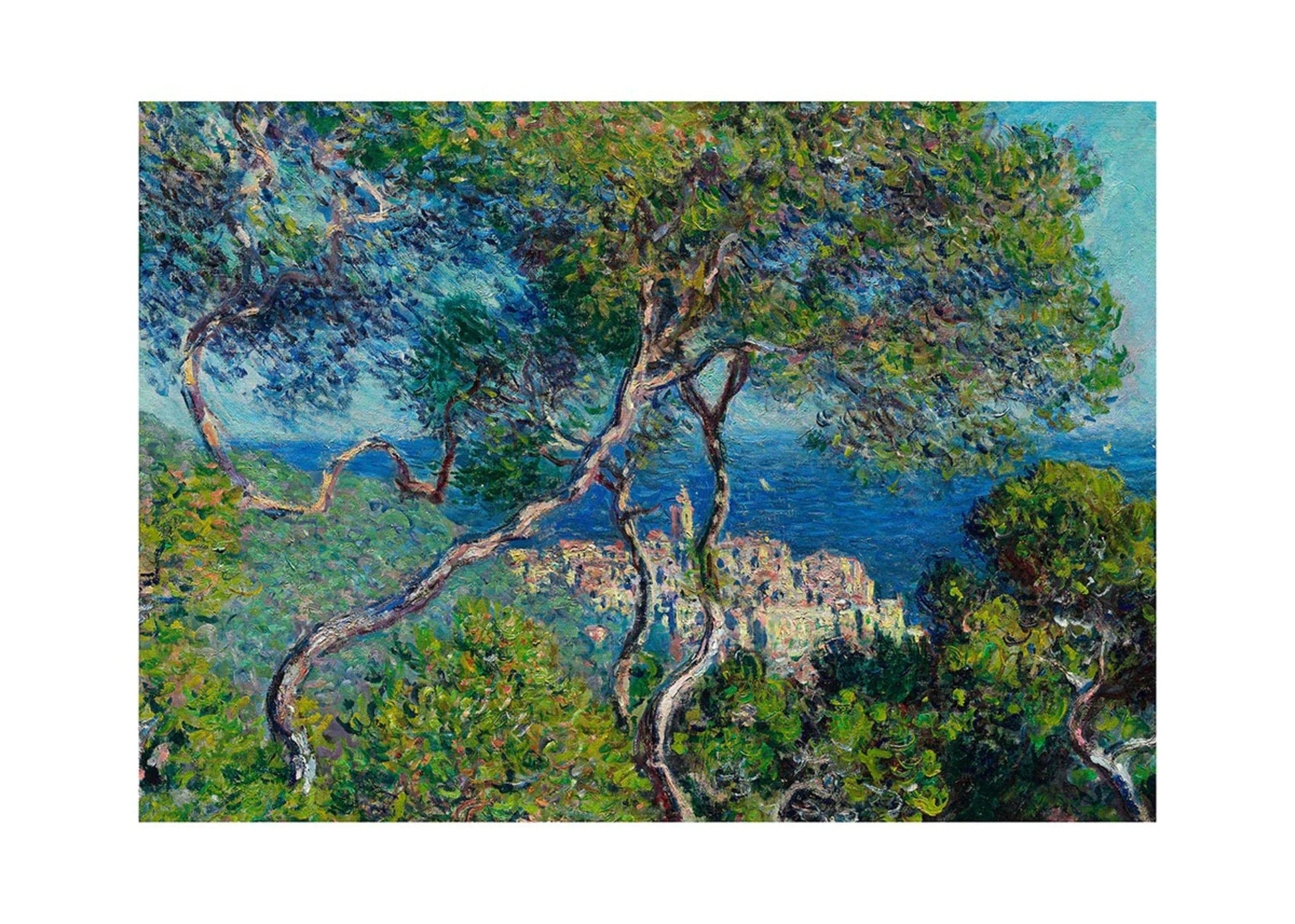 Kunstdruk Claude Monet Paesaggio a Bordighera 70x50cm CM 260 PGM | Posters.nl