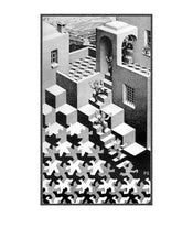 Kunstdruk M C Escher Kreislauf 55x65cm ESE 01 PGM | Posters.nl