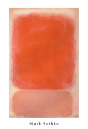 Kunstdruk Mark Rothko Red and Pink on Pink 1953 55 5x81 5cm MKR 953 PGM | Posters.nl