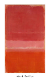 Kunstdruk Mark Rothko Untitles Red 1956 56x89cm MKR 958 PGM | Posters.nl