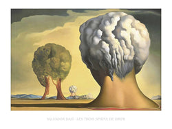 Kunstdruk Salvador Dali Les Trois Sphinx de Bikini 80x60cm SD 507 PGM | Posters.nl