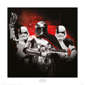Kunstdruk Star Wars  The Last Jedi Stormtrooper Team 40x40cm Pyramid PPR45758 | Posters.nl