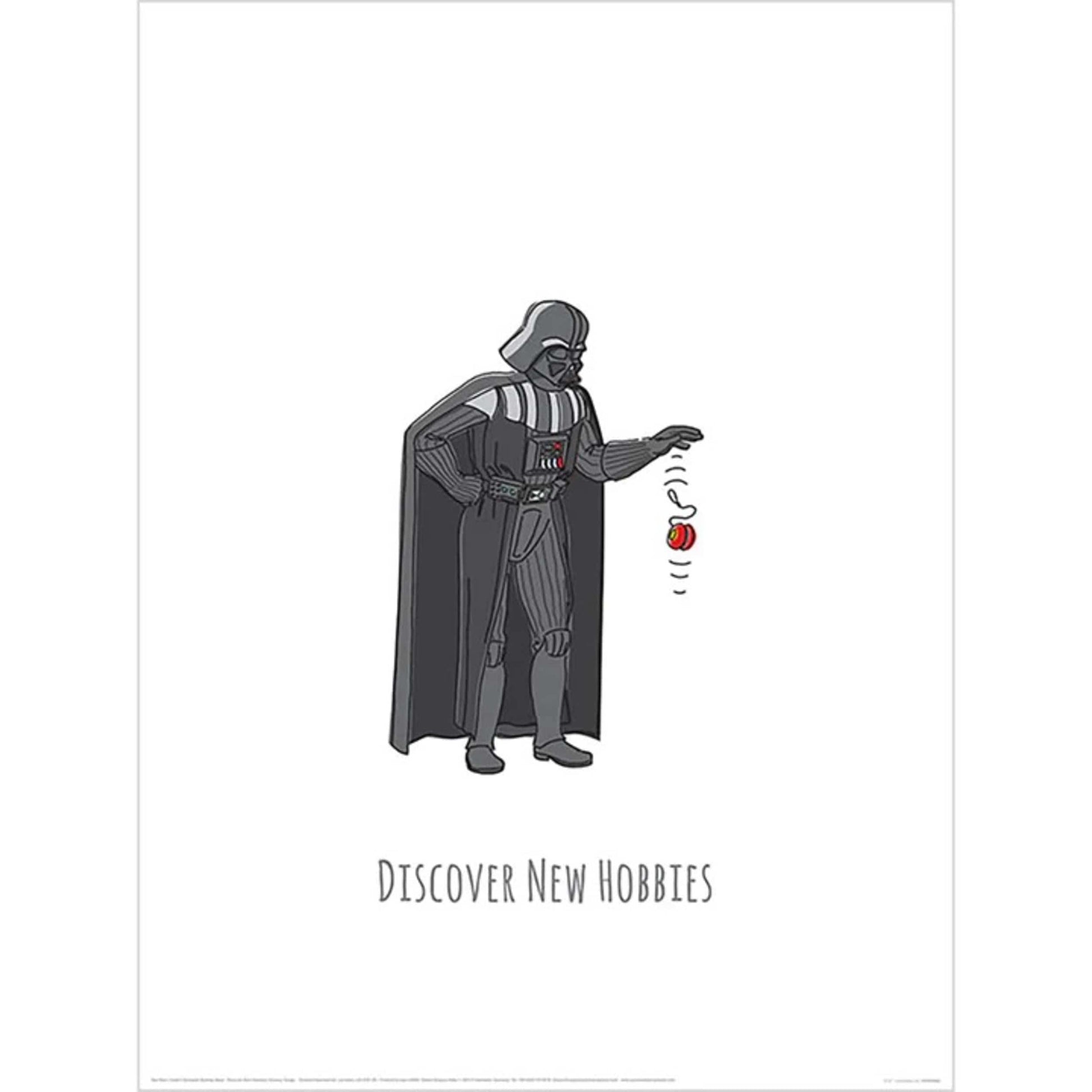 Kunstdruk Star Wars Vaders Boredom Busting Ideas Discover New Hobbies 30x40cm Pyramid PPR54082 | Posters.nl