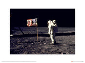 Kunstdruk Time Life Aldrin Moon 40x30cm Pyramid PPR54146 | Posters.nl