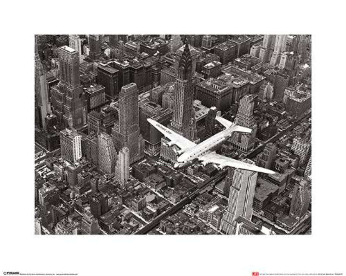 Kunstdruk Time Life Dc 4 Over Manhattan 50x40cm Pyramid PPR43070 | Posters.nl