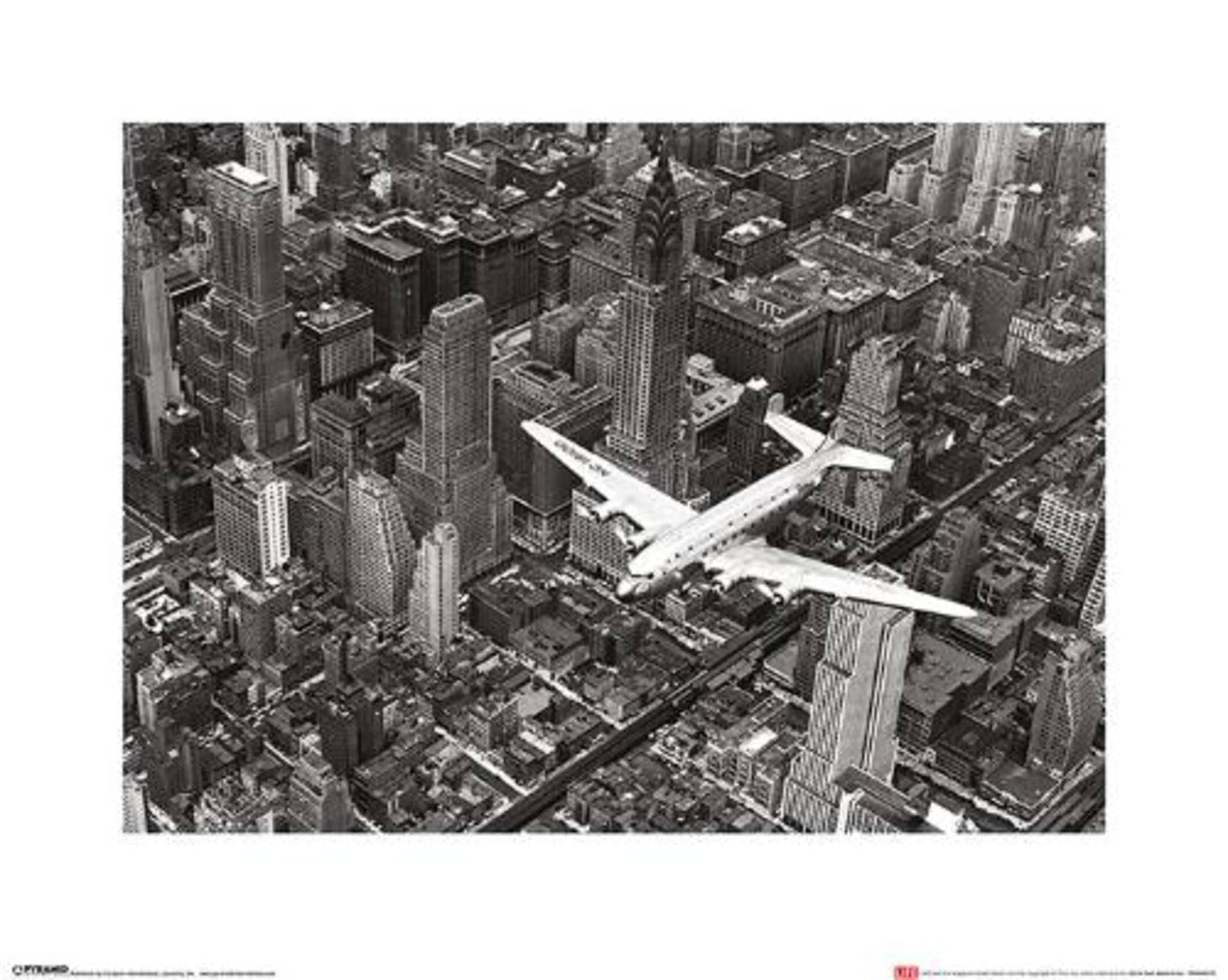 Kunstdruk Time Life Dc 4 Over Manhattan 50x40cm Pyramid PPR43070 | Posters.nl