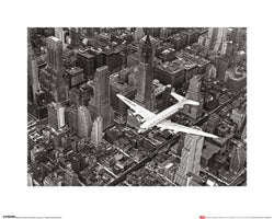 Kunstdruk Time Life Dc 4 Over Manhattan 50x40cm Pyramid PPR43070 | Posters.nl