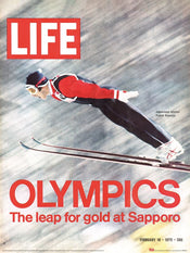 Kunstdruk Time Life Sapporo Olympic Ski Jumper 30x40cm Pyramid PPR54153 | Posters.nl