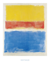 Mark Rothko  Untitled Yellow Red and Blue Kunstdruk 60x80cm | Posters.nl