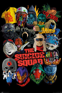 Gbeye The Suicide Squad Icons Poster 61X91 5cm | Posters.nl