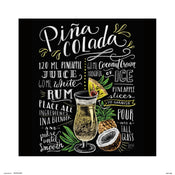 Grupo Erik Lily And Val Pina Colada Kunstdruk 30X30cm | Posters.nl