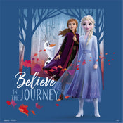 Grupo Erik Frozen Believe In The Journey Kunstdruk 30X30cm | Posters.nl
