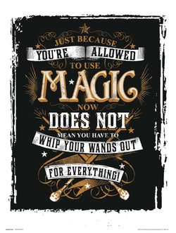 Grupo Erik Harry Potter Magic Kunstdruk 30X40cm | Posters.nl
