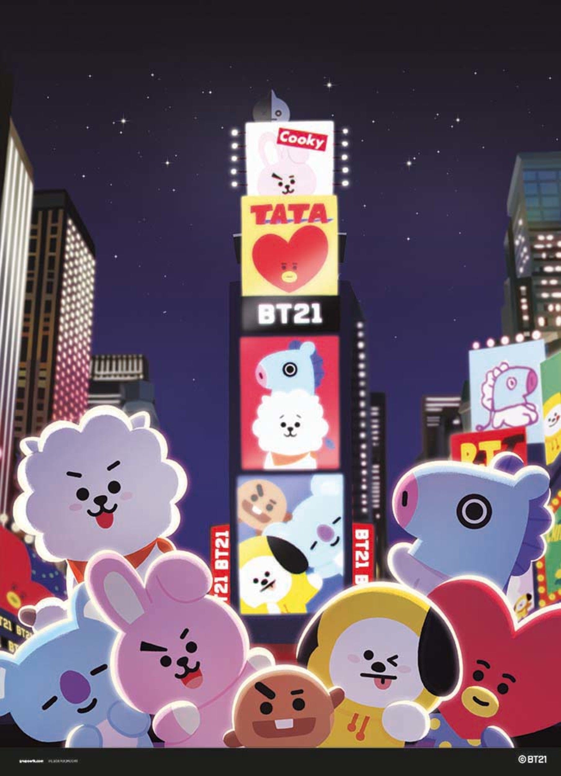 Grupo Erik Bt21 Time Square Kunstdruk 30X40cm | Posters.nl