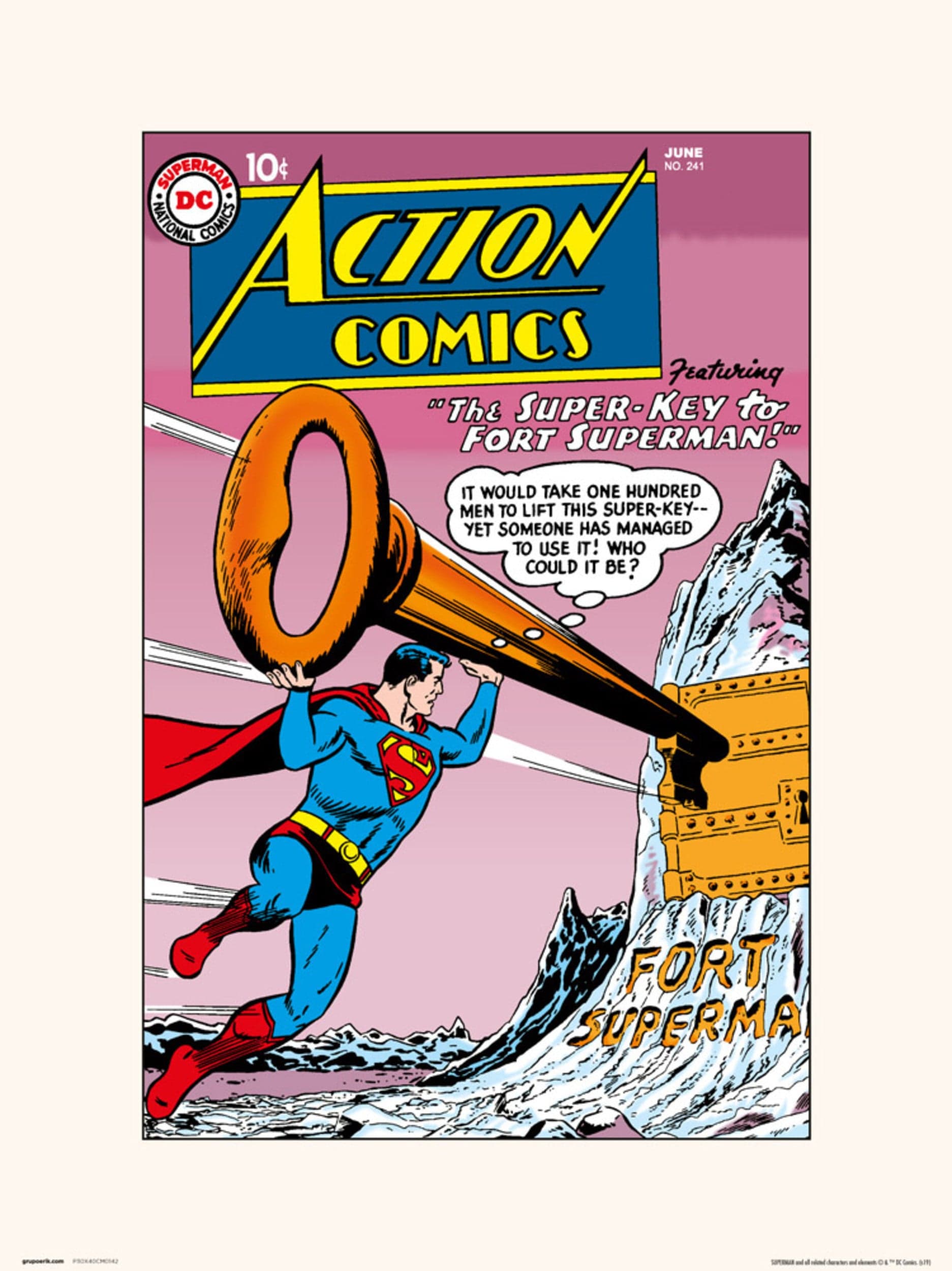 Grupo Erik Dc Action Comics 241 Kunstdruk 30X40cm | Posters.nl