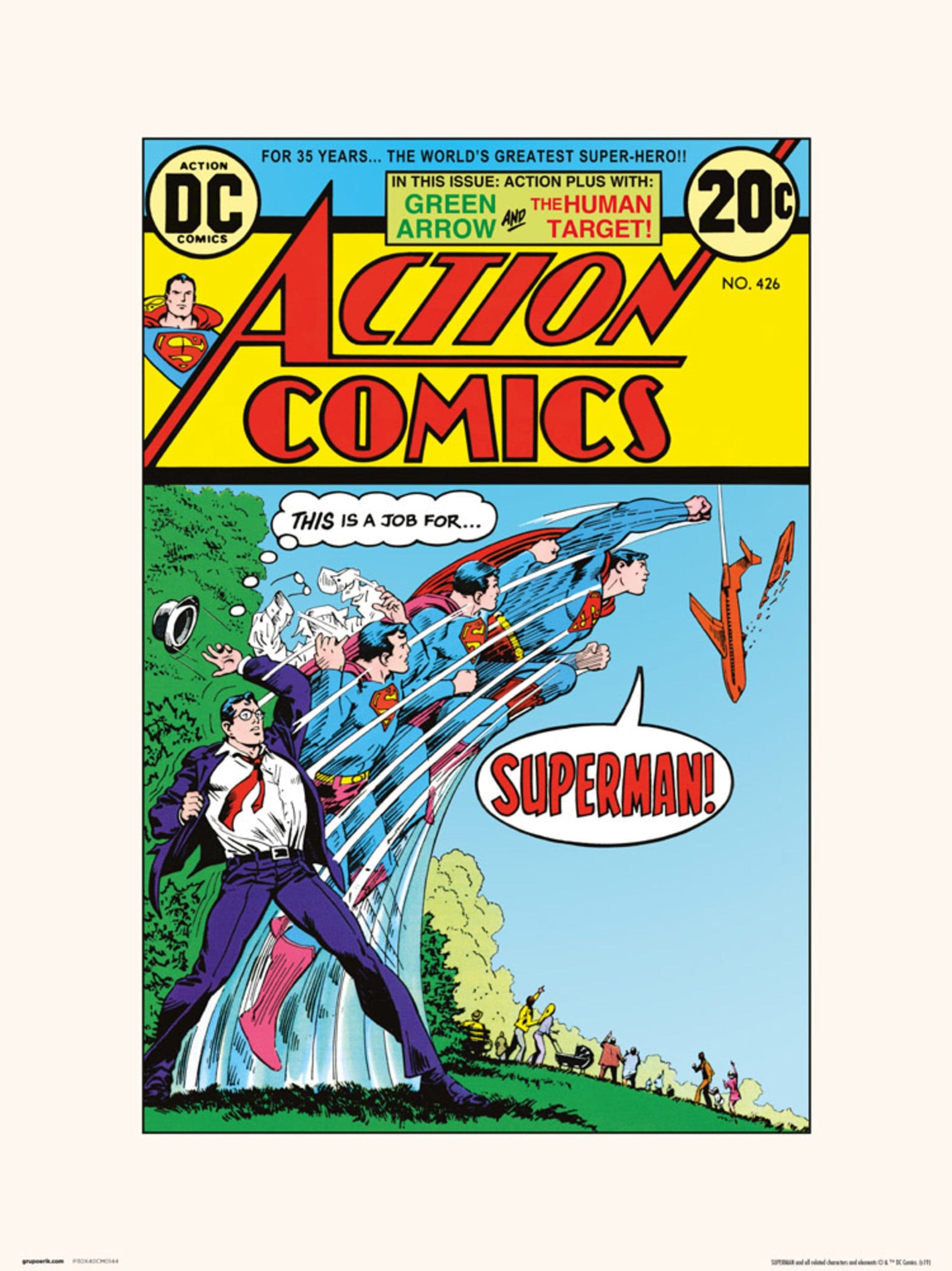 Grupo Erik Dc Action Comics 426 Kunstdruk 30X40cm | Posters.nl
