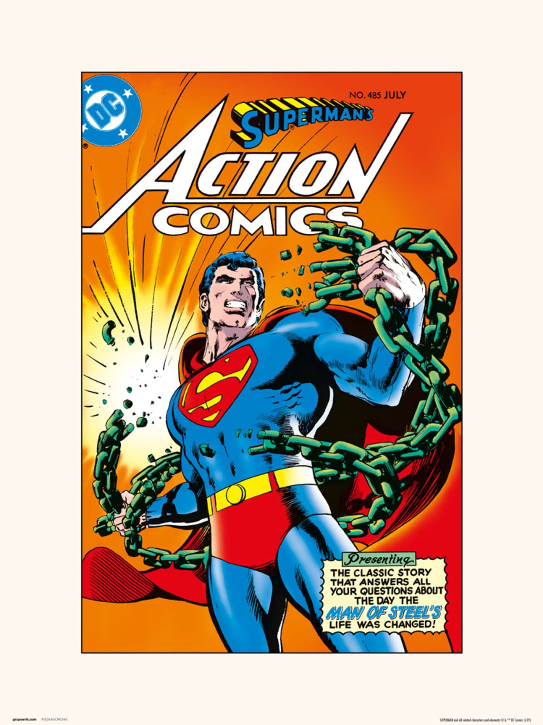 Grupo Erik Dc Action Comics 485 Kunstdruk 30X40cm | Posters.nl