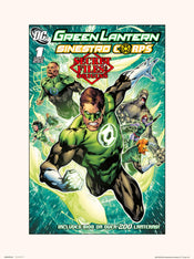 Grupo Erik Dc Comics Green Lantern Sinestro Corps 1 Kunstdruk 30X40cm | Posters.nl