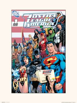 Grupo Erik Dc Comics Justice Leage Of America Volume 2 No.1 Kunstdruk 30X40cm | Posters.nl