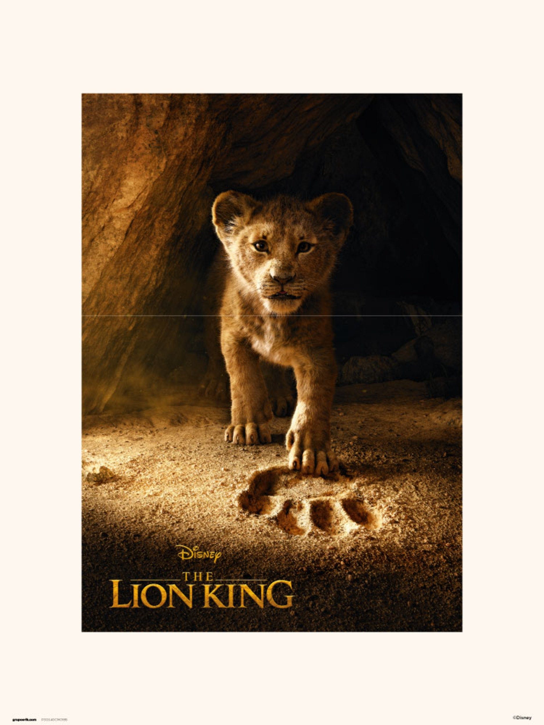 Grupo Erik Disney The Lion King Simba Real Action Kunstdruk 30X40cm | Posters.nl