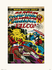 Grupo Erik Marvel Captain America 205 Kunstdruk 30X40cm | Posters.nl