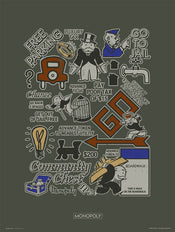 Grupo Erik Monopoly Boardwalk Kunstdruk 30X40cm | Posters.nl