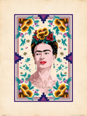 Grupo Erik Frida Kahlo Illustration Kunstdruk 30X40cm | Posters.nl