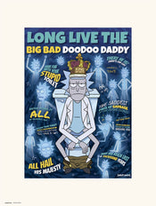 Grupo Erik Rick And Morty Doodoo Daddy Kunstdruk 30X40cm | Posters.nl