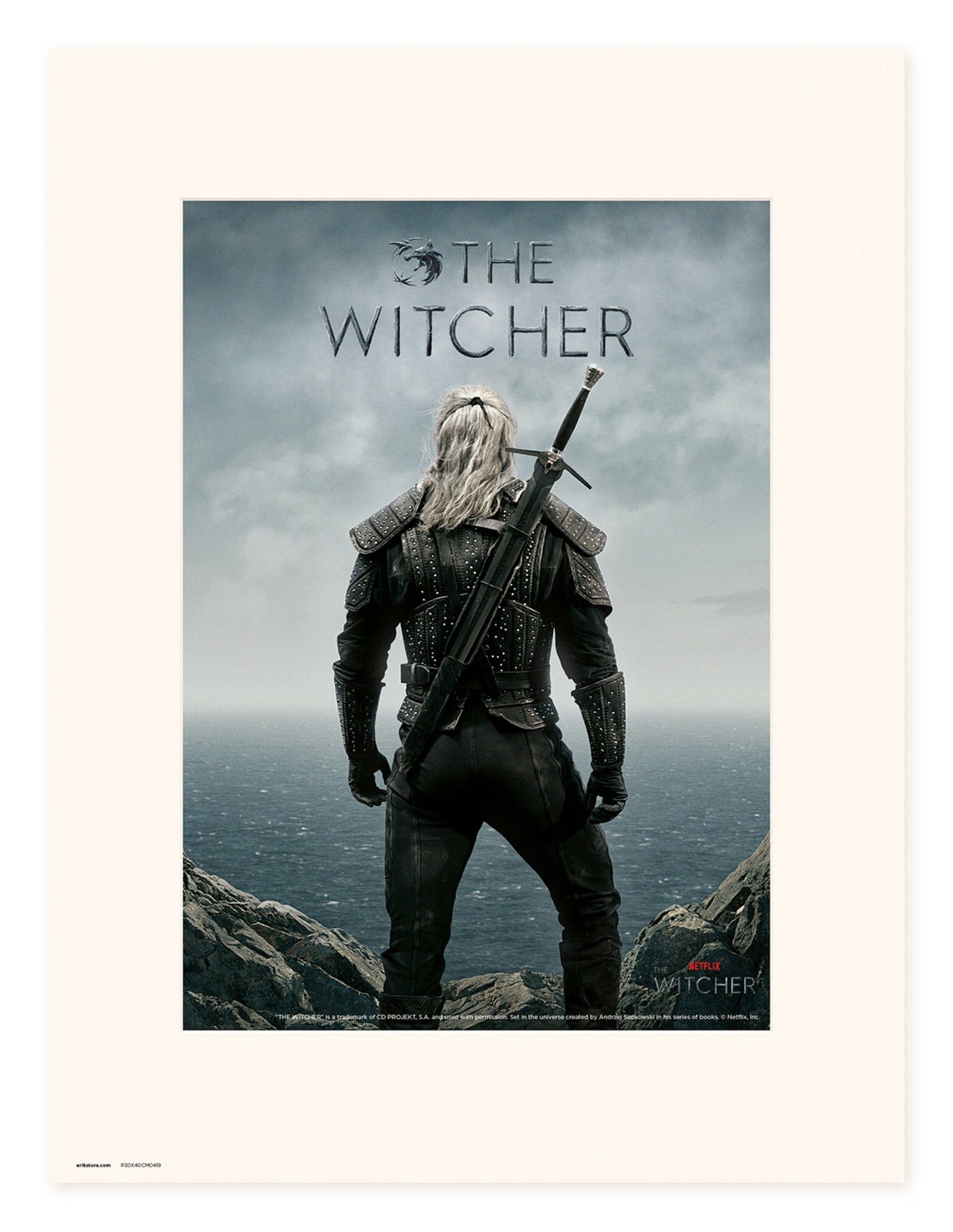 Grupo Erik The Witcher Backwards Kunstdruk 30X40cm | Posters.nl