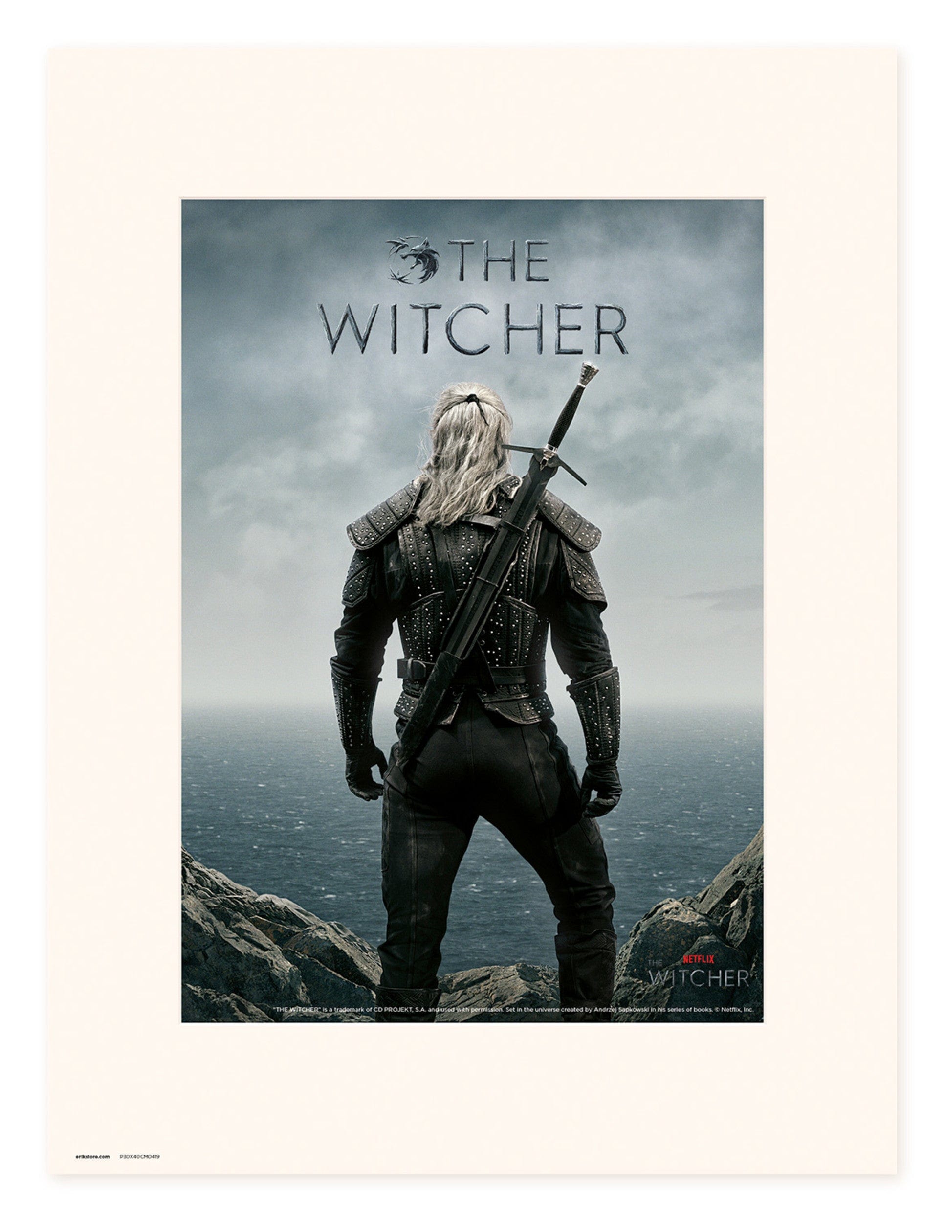 Grupo Erik The Witcher Backwards Kunstdruk 30X40cm | Posters.nl