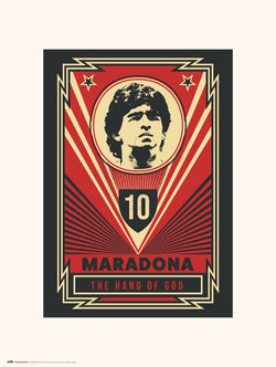 Grupo Erik Maradona The Hand Of God Kunstdruk 30X40cm | Posters.nl
