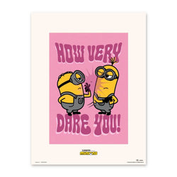 Grupo Erik P30X40cm0445 Print 30X40 cm Minions How Very Dare You | Posters.com