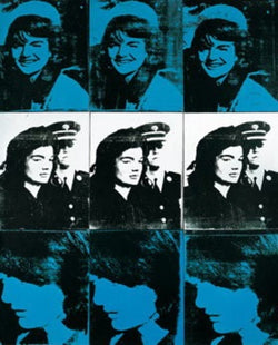 PGM AW 102 Andy Warhol Nine Jackies 1964 Kunstdruk 68x87cm | Posters.nl