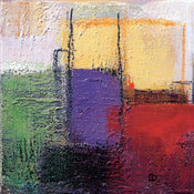 PGM BED 14 Bea Danckaert Violet Statics III Kunstdruk 40x40cm | Posters.nl