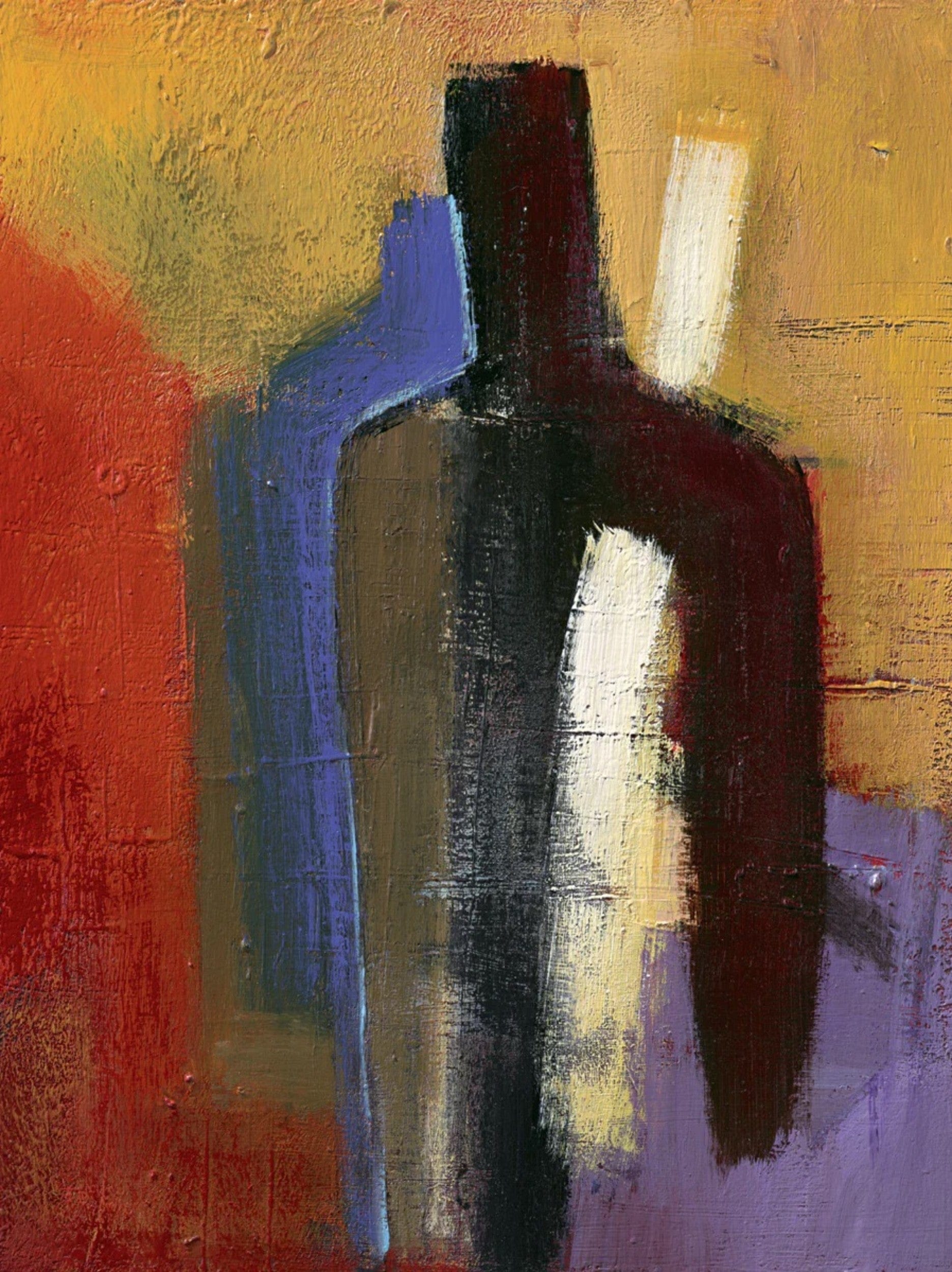 PGM BED 20 Bea Danckaert Big brown little blue Kunstdruk 50x70cm | Posters.nl